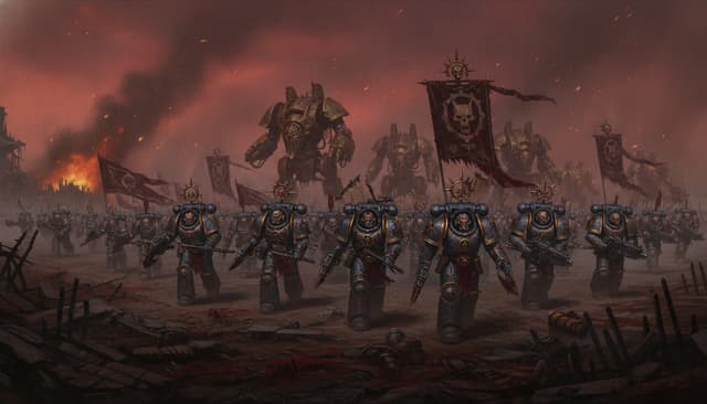 World Eaters — Warhammer faction art