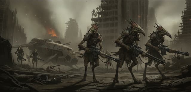 Illustration of Kroot