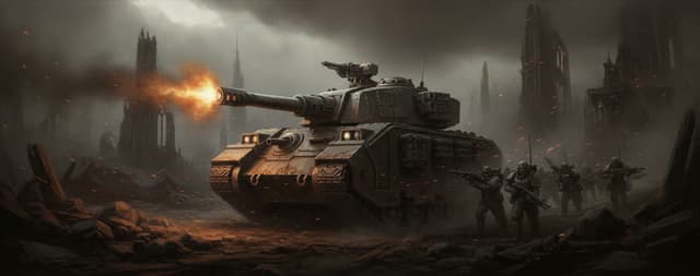 Illustration of Leman Russ Tank