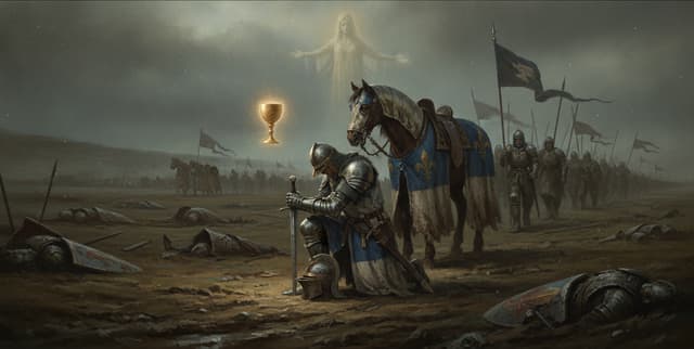 Illustration of The Grail Vow