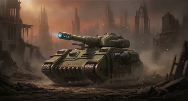 Illustration of The Krios Battle Tank