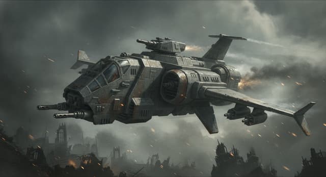 Illustration of The Storm Eagle Gunship