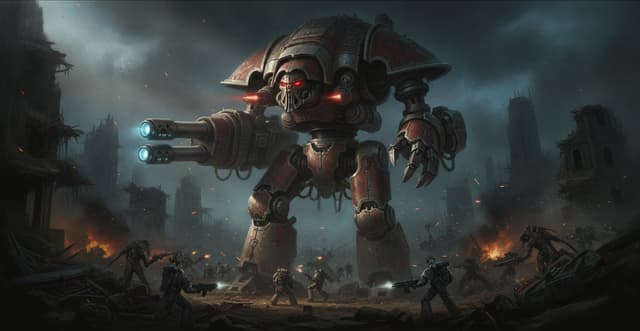 Illustration of The Warlord Titan