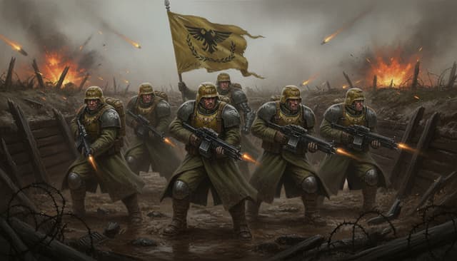 Cadian Shock Troops — Warhammer wallpaper