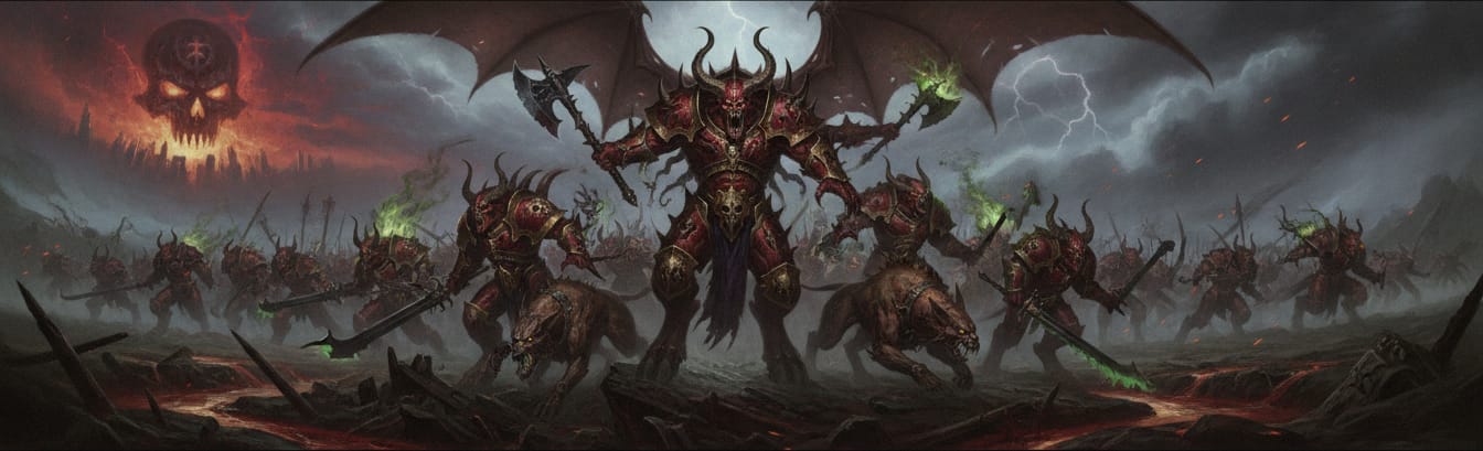 Daemons of Khorne formation art