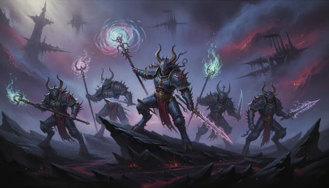 Daemons of Tzeentch — Warhammer wallpaper