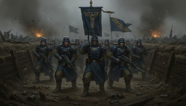 Mordian Iron Guard — Warhammer wallpaper