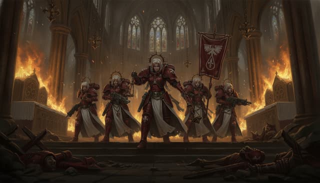 Order of Our Martyred Lady — Warhammer wallpaper