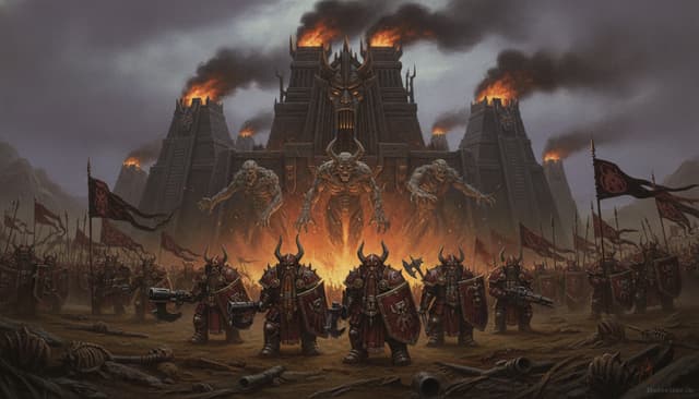 The Temple of Hashut — Warhammer wallpaper