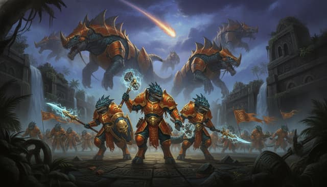 Thunder Lizard — Warhammer wallpaper