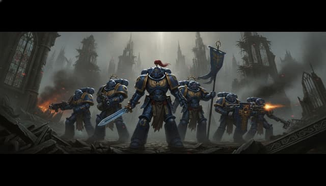 Ultramarines — Warhammer wallpaper