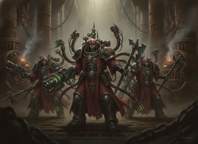 Tech-Priest Dominus — Warhammer wallpaper