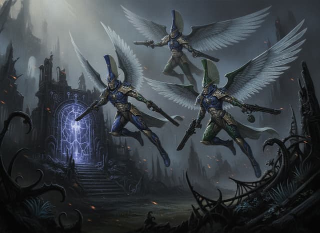 Swooping Hawks — Warhammer wallpaper
