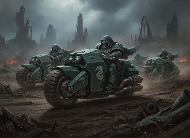 Legion Outrider Squad — Warhammer wallpaper