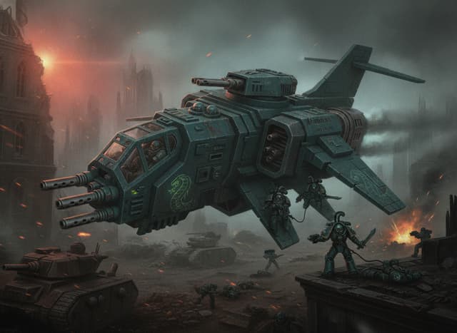 Legion Storm Eagle Gunship — Warhammer wallpaper