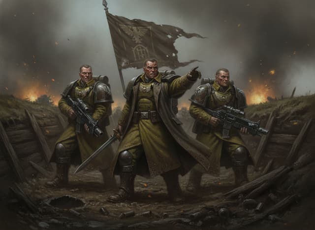 Cadian Shock Troops Squad — unit artwork