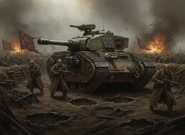 Leman Russ Battle Tank — Warhammer wallpaper