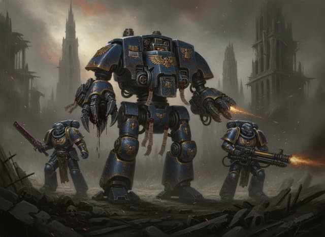 Furioso Dreadnought — Warhammer wallpaper
