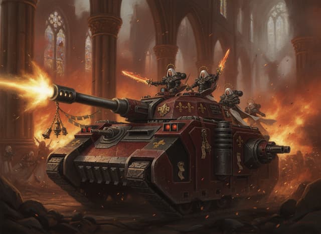 Castigator Battle Tank — unit artwork