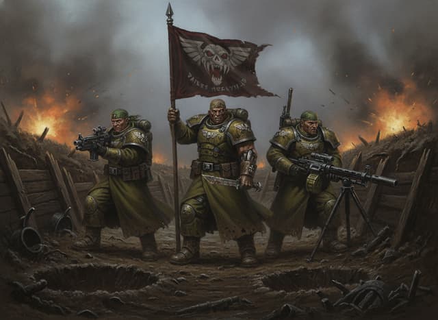 Catachan Jungle Fighters — unit artwork