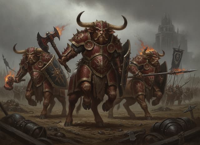 Bull Centaur Renders — Warhammer wallpaper