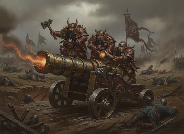 Earthshaker Cannon — Warhammer wallpaper
