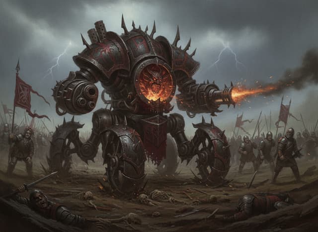 Iron Daemon War Engine — Warhammer wallpaper