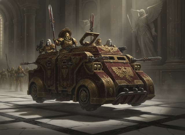 Coronus Grav-carrier — Warhammer wallpaper