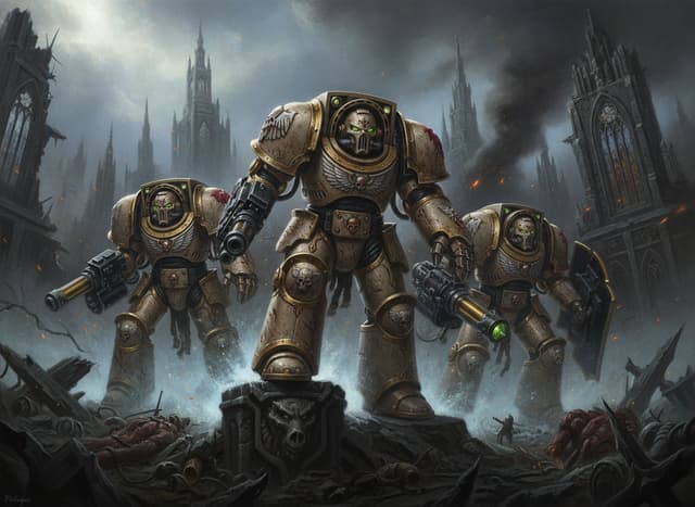 Deathwing Terminator Squad — Warhammer wallpaper
