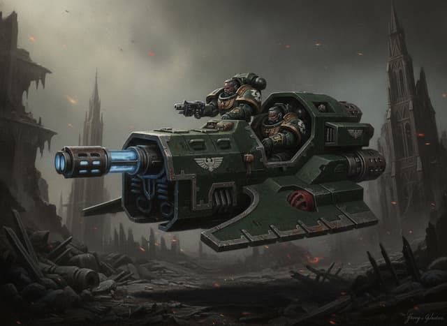 Land Speeder Vengeance — Warhammer wallpaper