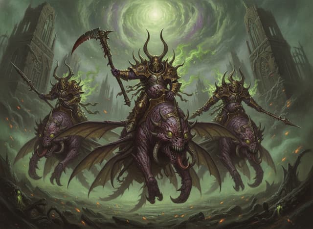 Plague Drones of Nurgle — unit art