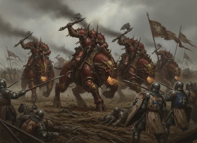 Bloodcrushers of Khorne — unit artwork