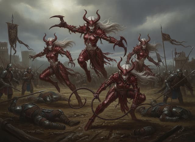 Daemonettes of Slaanesh — unit artwork