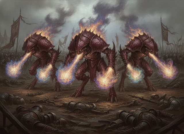 Flamers of Tzeentch — unit artwork