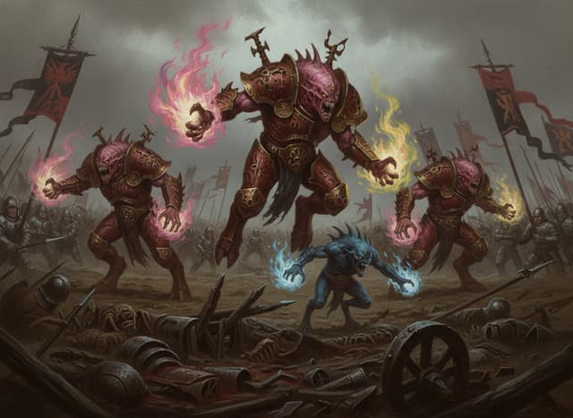 Pink Horrors of Tzeentch — unit artwork