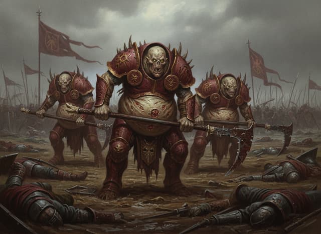 Plaguebearers of Nurgle — unit artwork