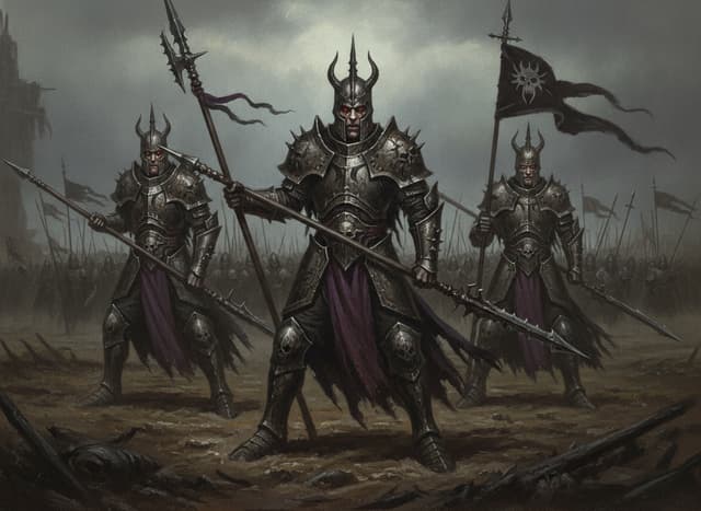 Black Guard of Naggarond — Warhammer wallpaper
