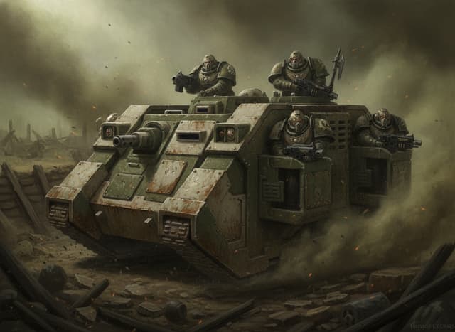 Legion Land Raider Proteus — unit artwork