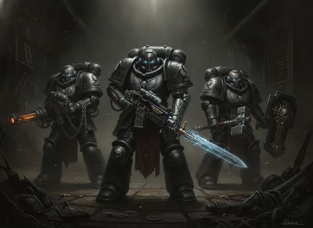 Deathwatch Veterans — Warhammer wallpaper
