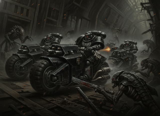 Deathwatch Bikers — Warhammer wallpaper