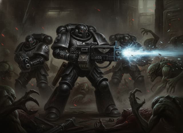 Deathwatch Frag Cannon — Warhammer wallpaper