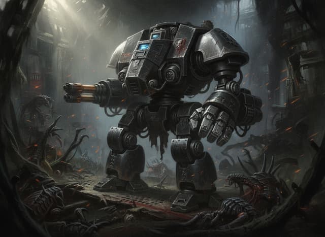 Deathwatch Venerable Dreadnought — Warhammer wallpaper