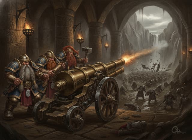 Organ Gun — Warhammer wallpaper