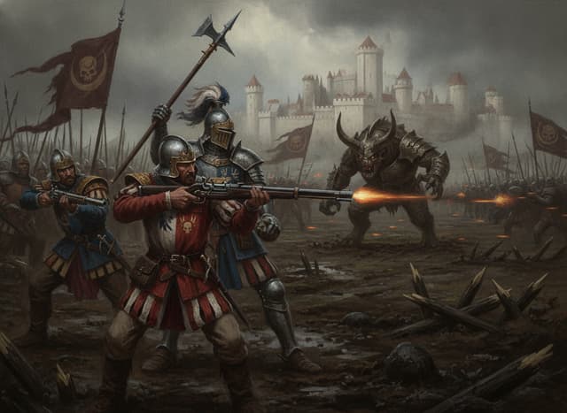 Empire Handgunners — unit artwork