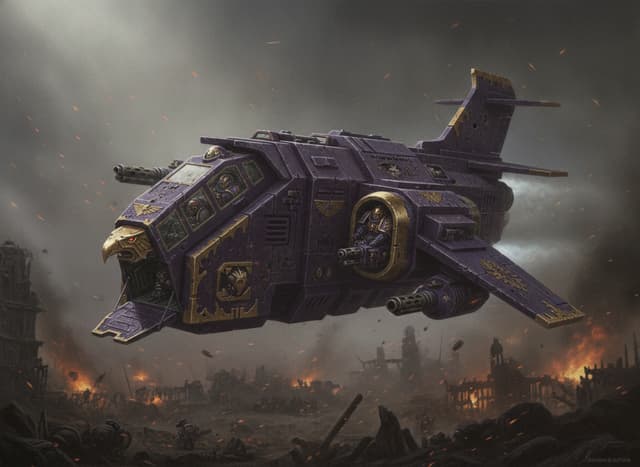 Legion Storm Eagle Gunship — Warhammer wallpaper
