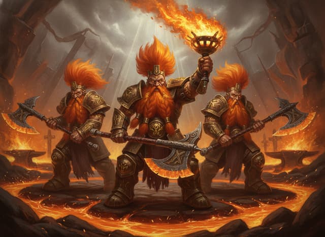 Auric Flamekeeper — unit artwork
