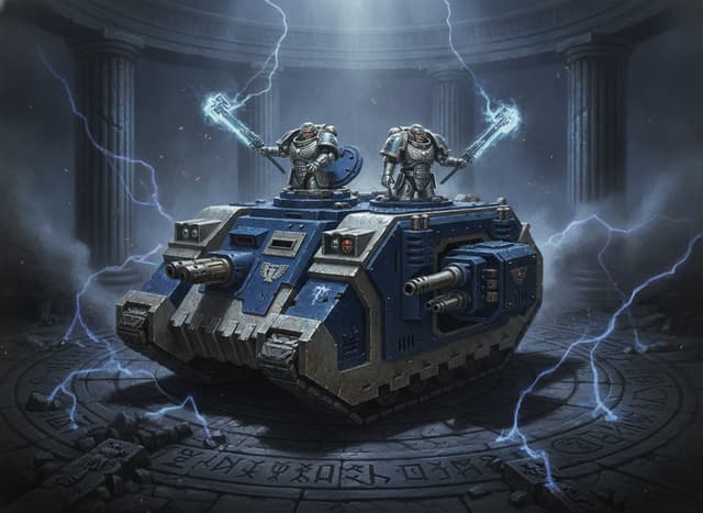 Land Raider Crusader — Warhammer wallpaper
