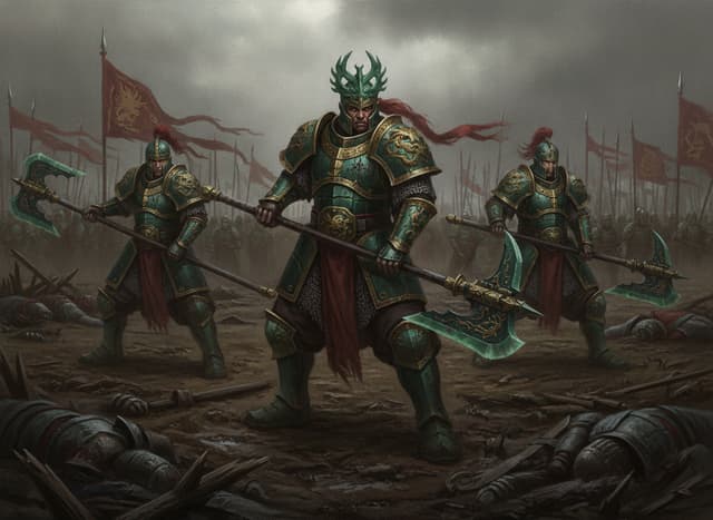 Jade Warriors — unit artwork