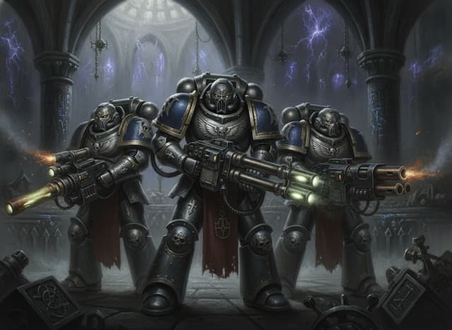 Grey Knights Purgation Squad — Warhammer wallpaper