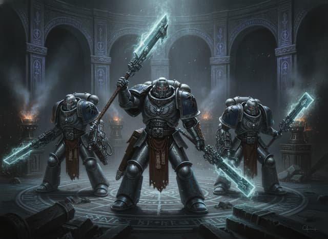 Grey Knights Strike Squad — Warhammer wallpaper